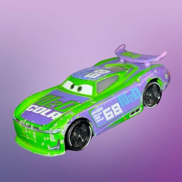 Disney Pixar Cars Turbo Racers Daniel Swervez & Hj Hollis N20 Cola Cars B23 - Picture 6 of 13